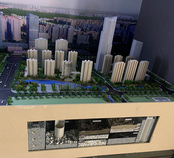 双河市建筑模型